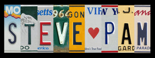License Plate signs