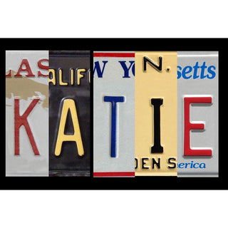 License plate sign boards